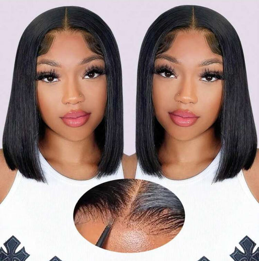 Straight Bob Wig(human hair)