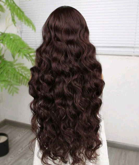 Heat Resistant Front Lace Wig(human blend)