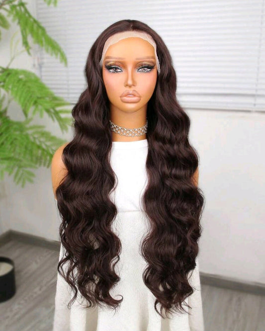 Heat Resistant Front Lace Wig(human blend)